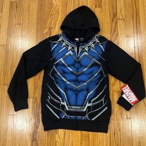 NWT Marvel Comics Kids “black panther ” Twill Jacket size large
